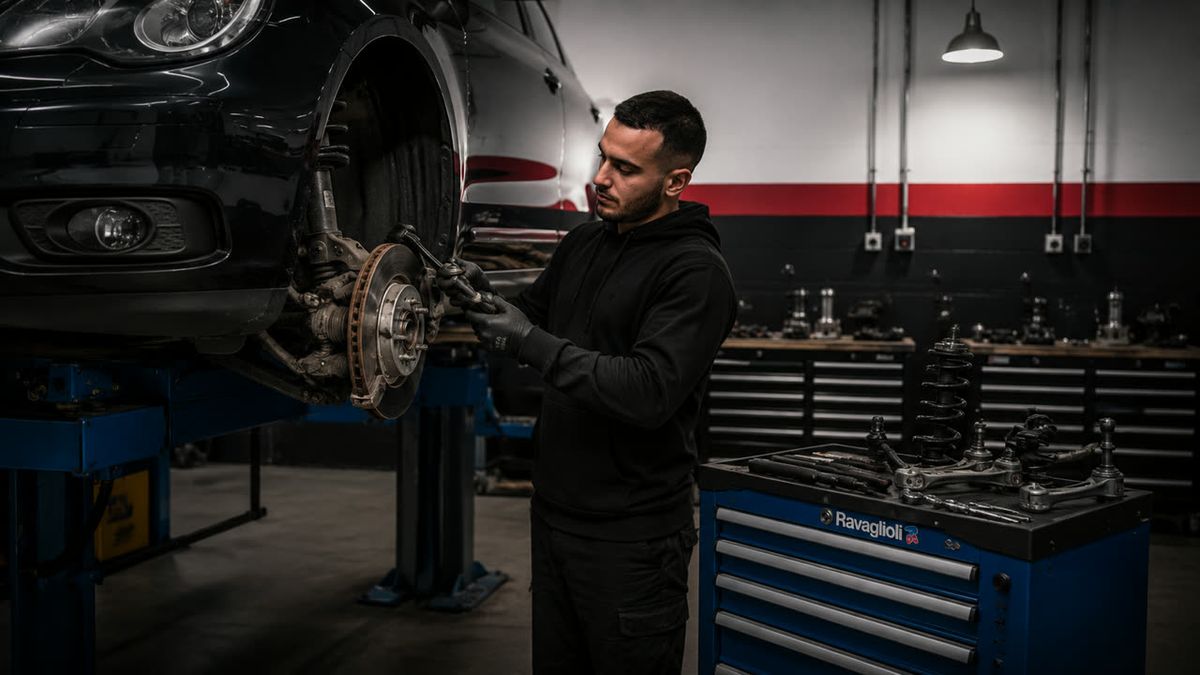 Bremsen wechseln und Fahrwerk prüfen in Domat/Ems